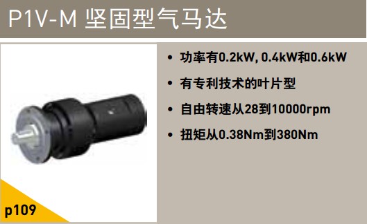 P1V-M堅(jiān)固型氣馬達(dá)